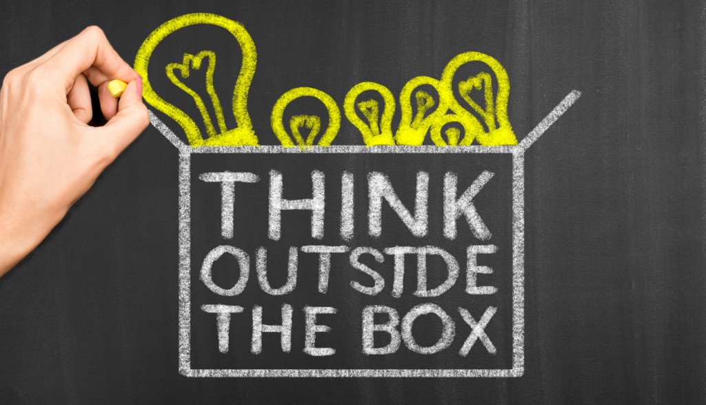 Think outside the box để tạo ra ý tưởng
