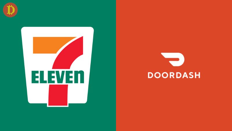 hợp tác giữa Doordash và 7eleven